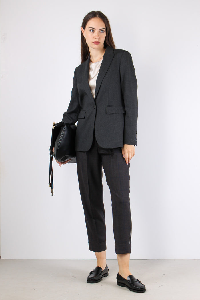 Giacca 1 Bottone Antracite