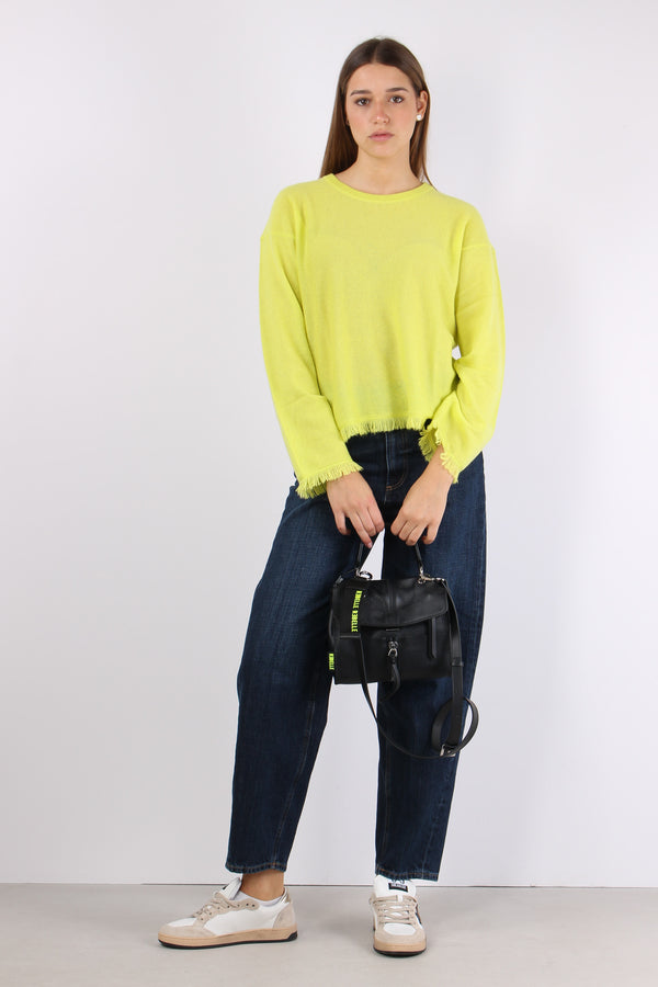 Girocollo Frangette Giallo