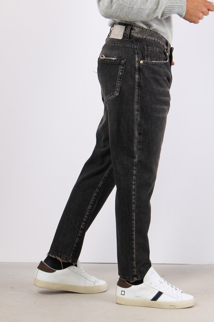 Denim Cropped Nero-3