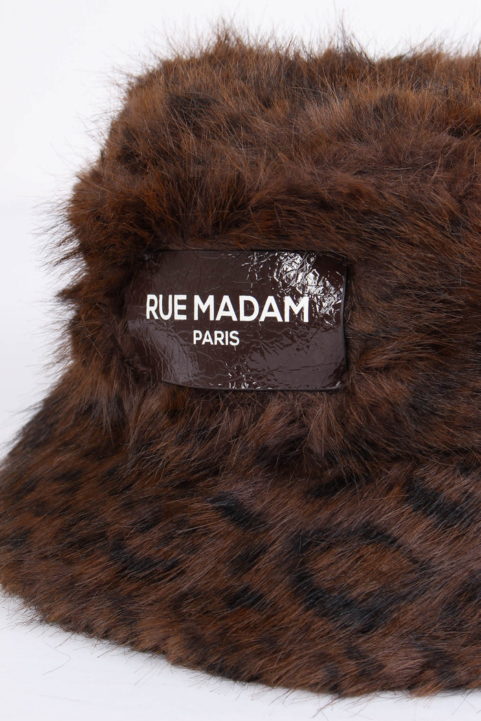 Cappello Ecopelliccia Fur Leopard-5
