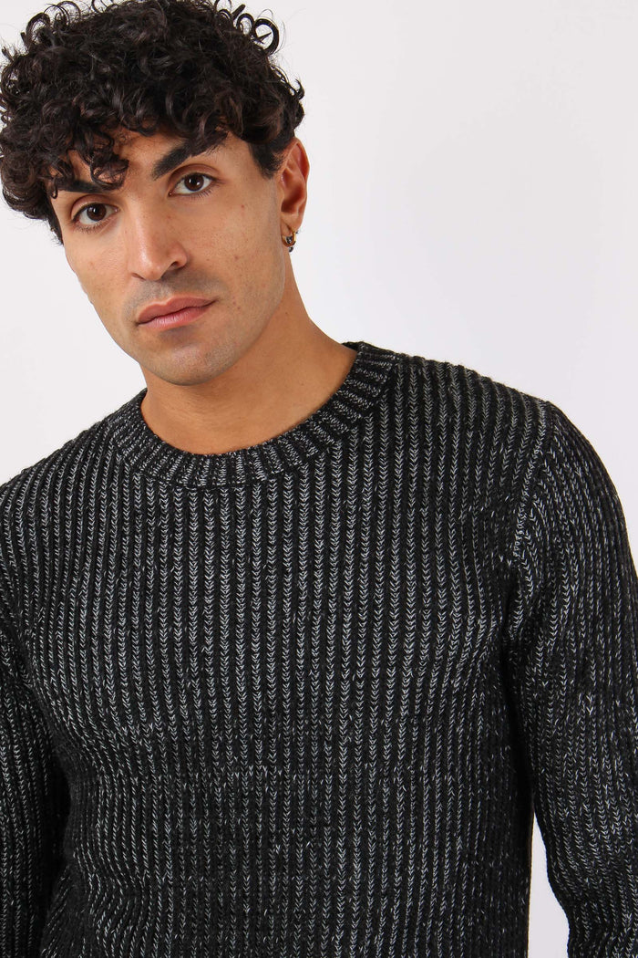 Girocollo Costa Inglese Bicolo Nero/perla-6