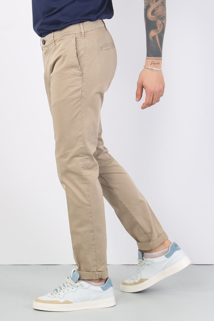 Pantalone Chino Slim Fit Beige-6