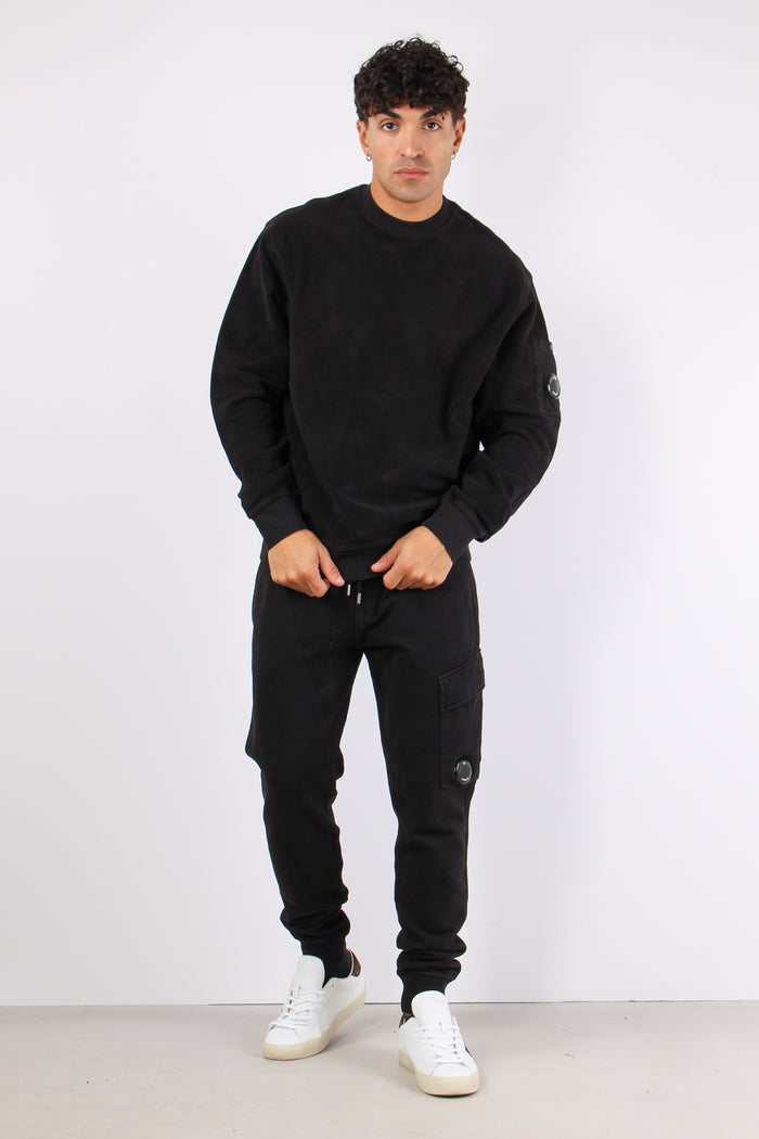 Pantalone Felpa Cargo Black