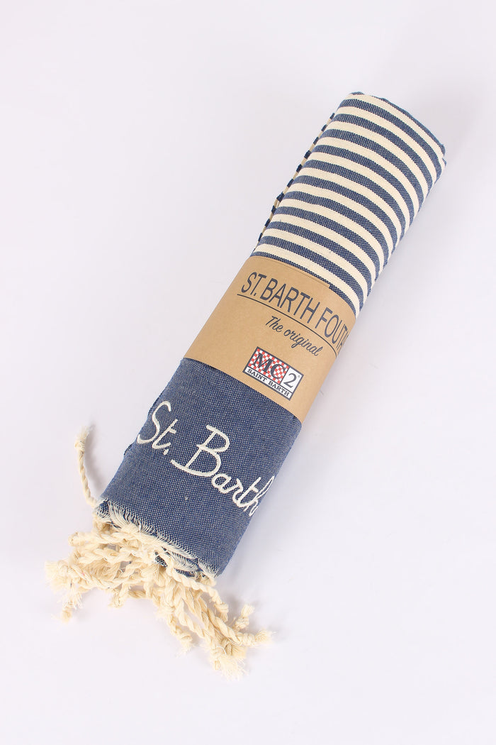 Foutas Righe Bianco/blu