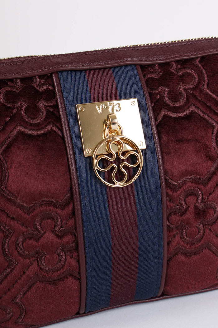 Cate Borsa Tre Scomparti Bordeaux/blu-7