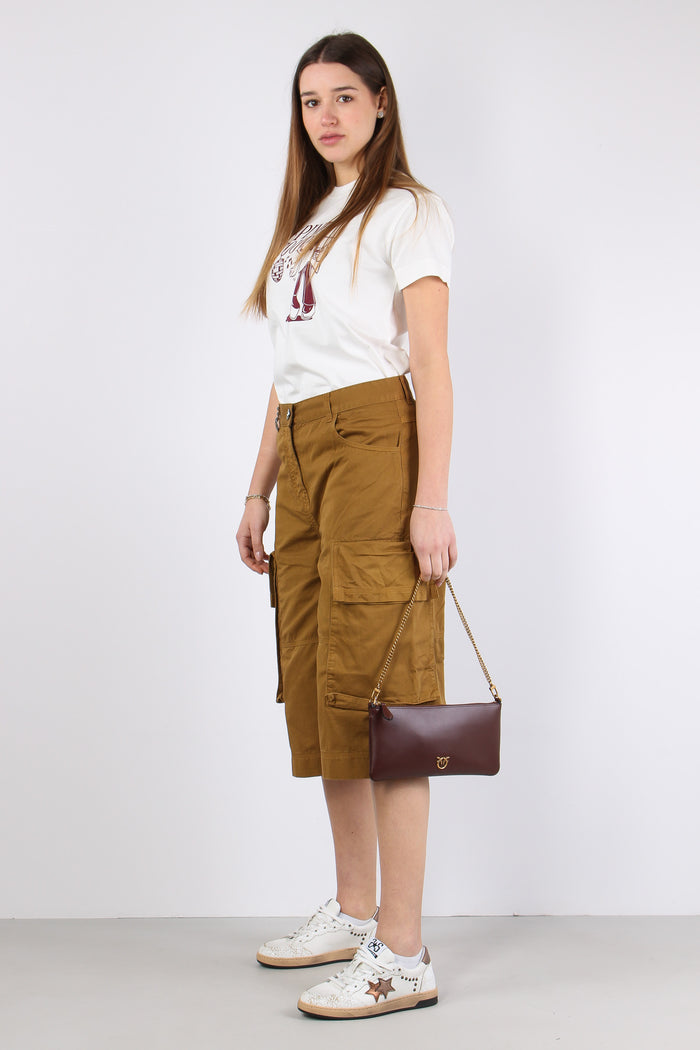 Albareto Bermuda Gabardina Bronzo-3