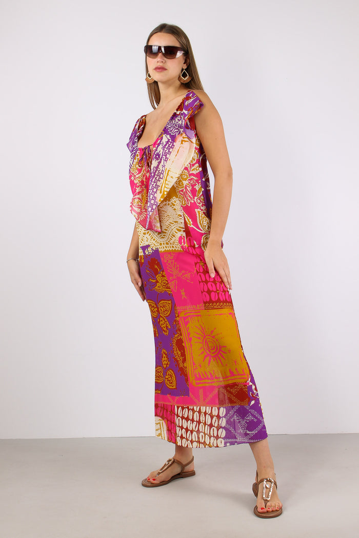 Abito Fantasia Multi Patch Fucsia/viola-3