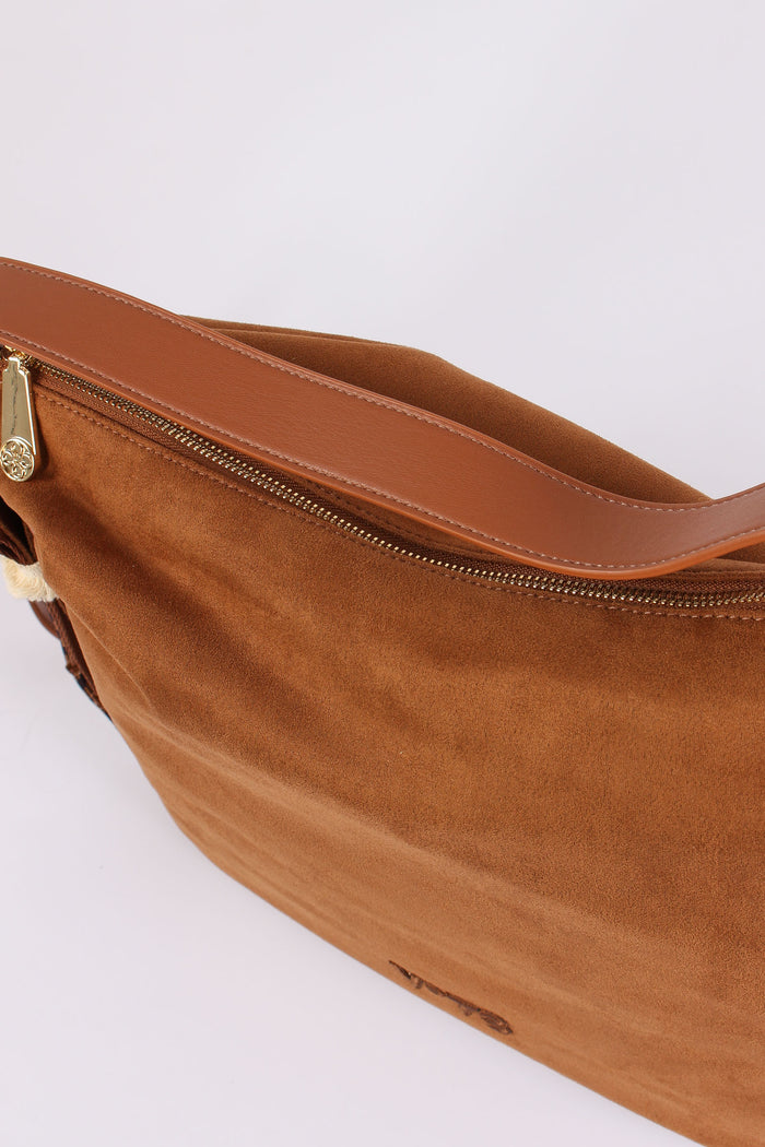 Danielle Sacca Hobo Ecocamosci Cuoio-7