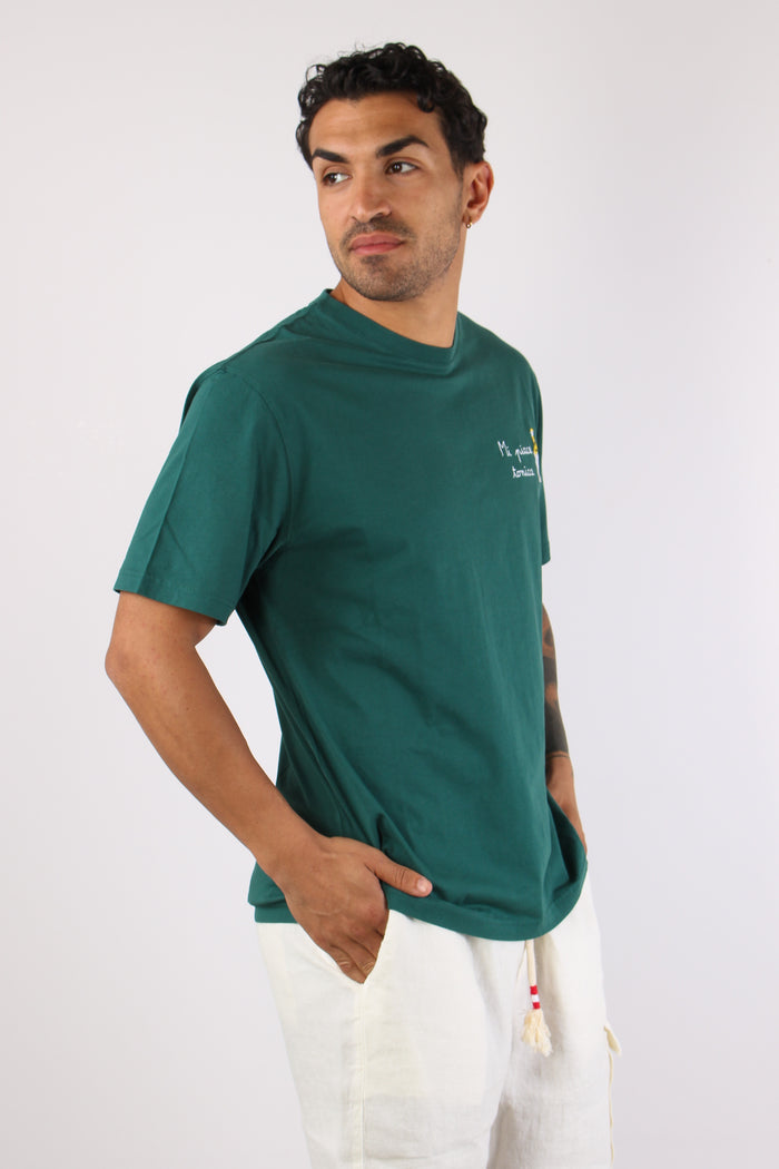 T-shirt Scritta Ricami Tonica-5