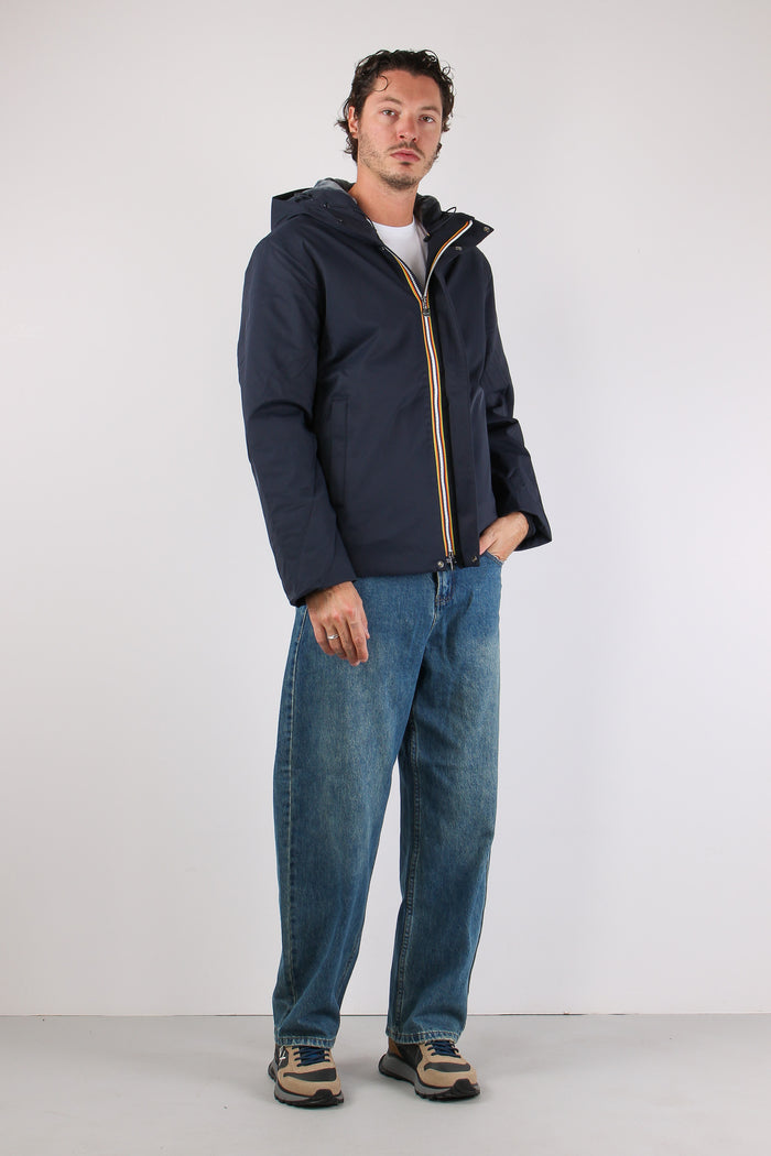 Giubbotto Corto Inserto Marmotta Blue/d-blue-5