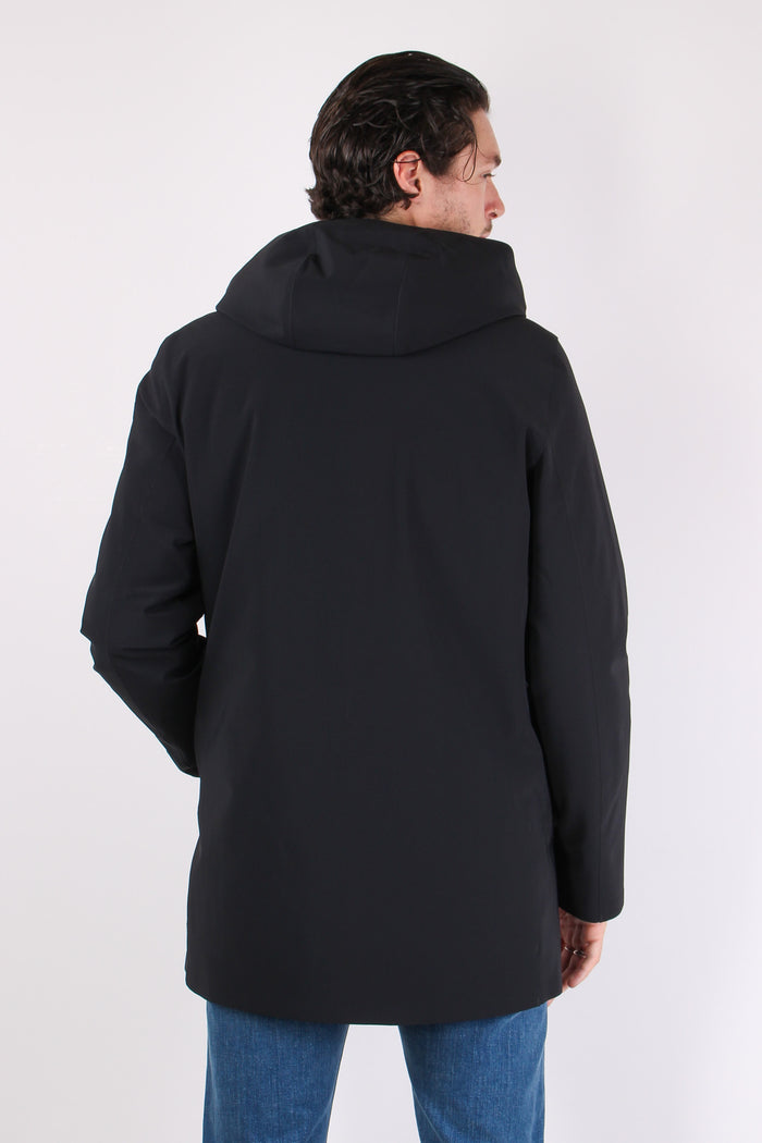 Parka Tessuto Tecnica Black-5