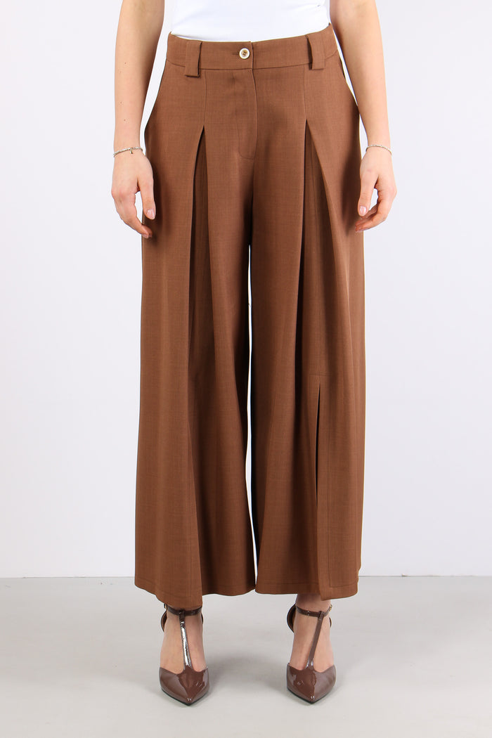 Gonna Pantalone Poliviscosa Caffe-2