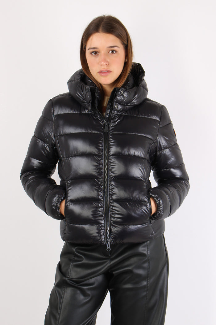 Cosmary Piumino Corto Lucido Black-2