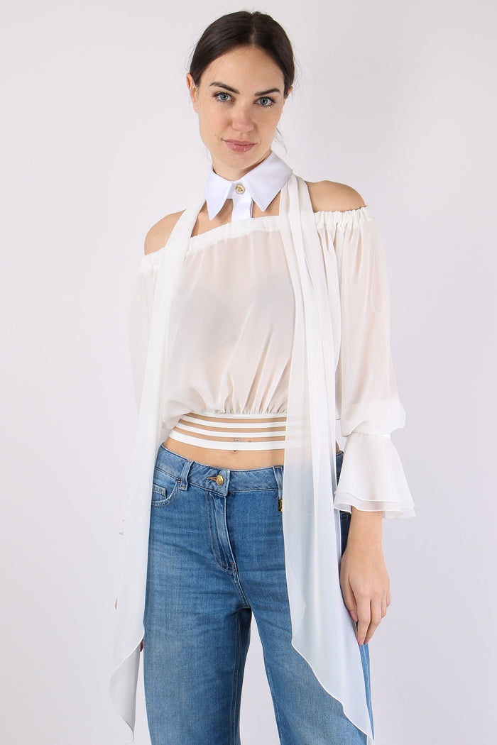 Camicia Fiocco Avorio/bianco-9