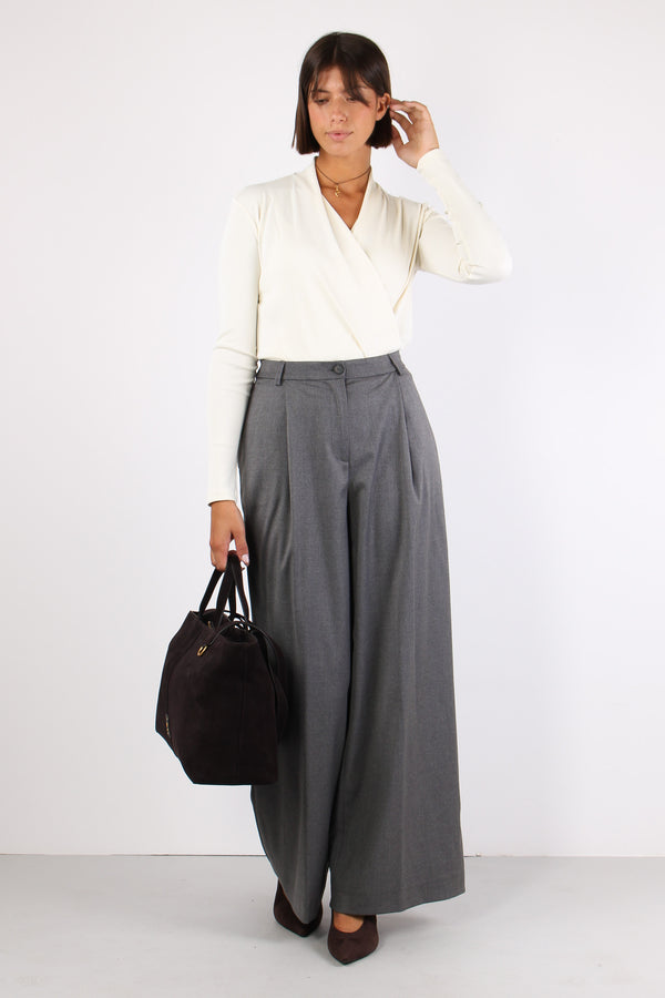 Pantalone Palazzo Pences Cenere