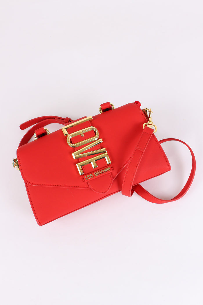 Pochette 1 Manico Maxi Logo Rosso-5