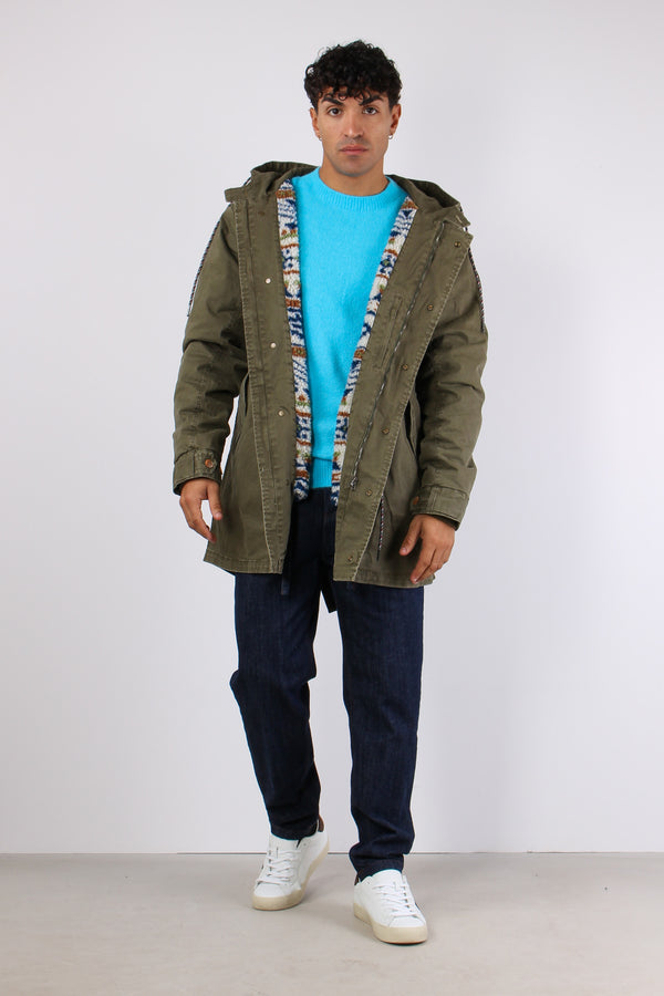 Parka Inserto Patch Verde-2