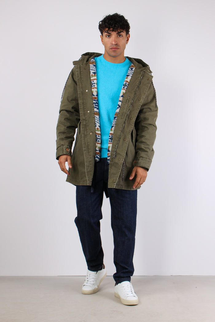 Parka Inserto Patch Verde-2