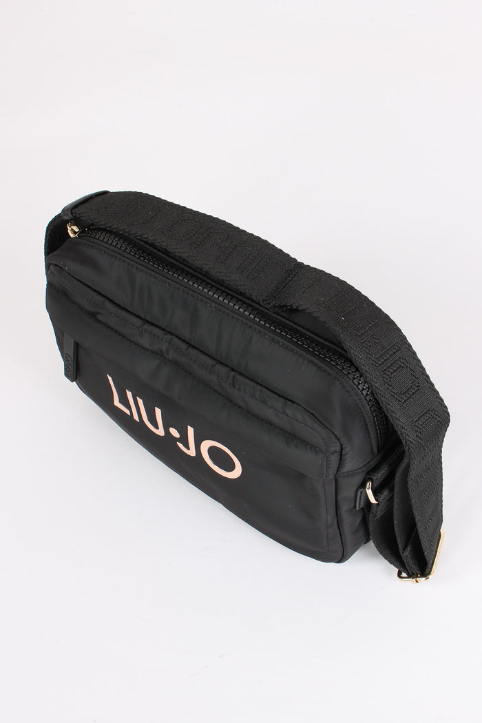 Camera Case Nylon Logo Nero-4
