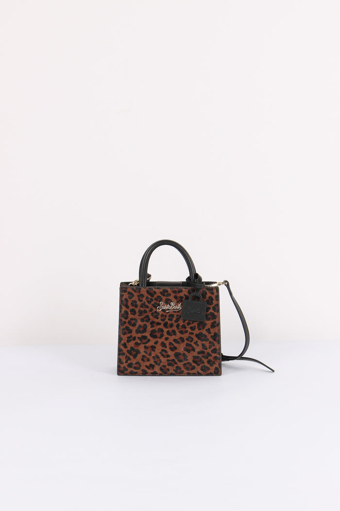 Borsa A Mano Mini Animalier Dark Leopard