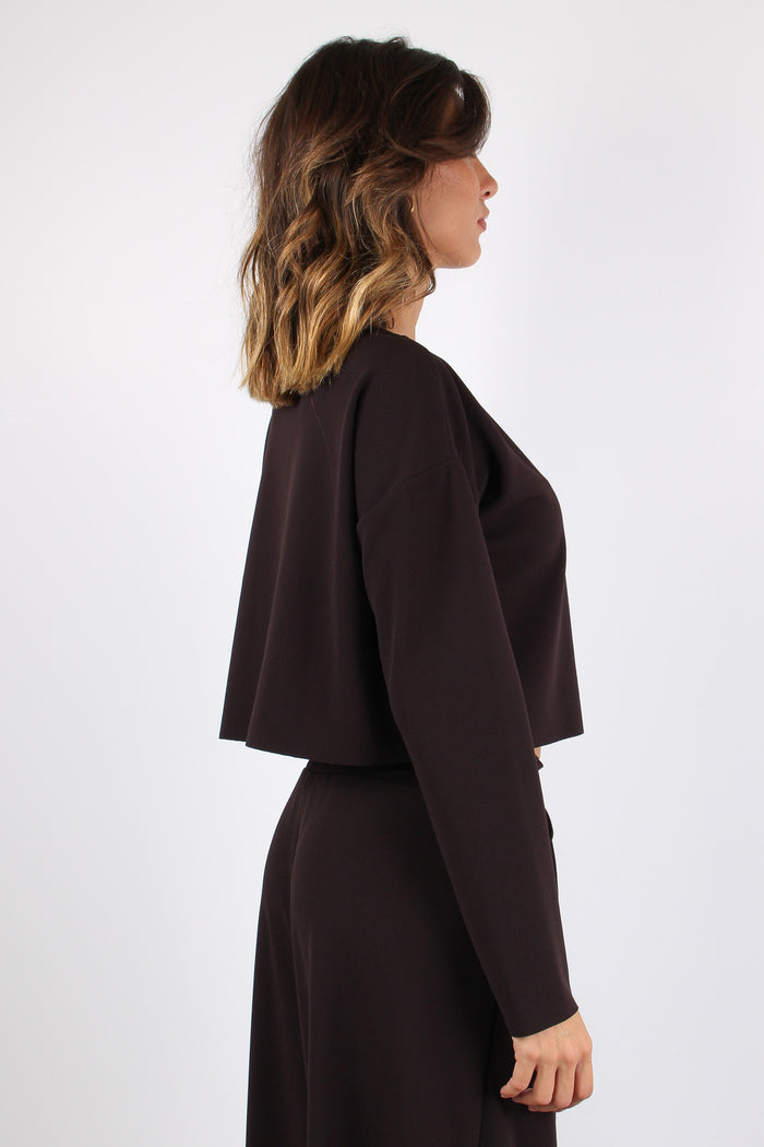 Felpa Scuba Maxi Tasca Moro-6