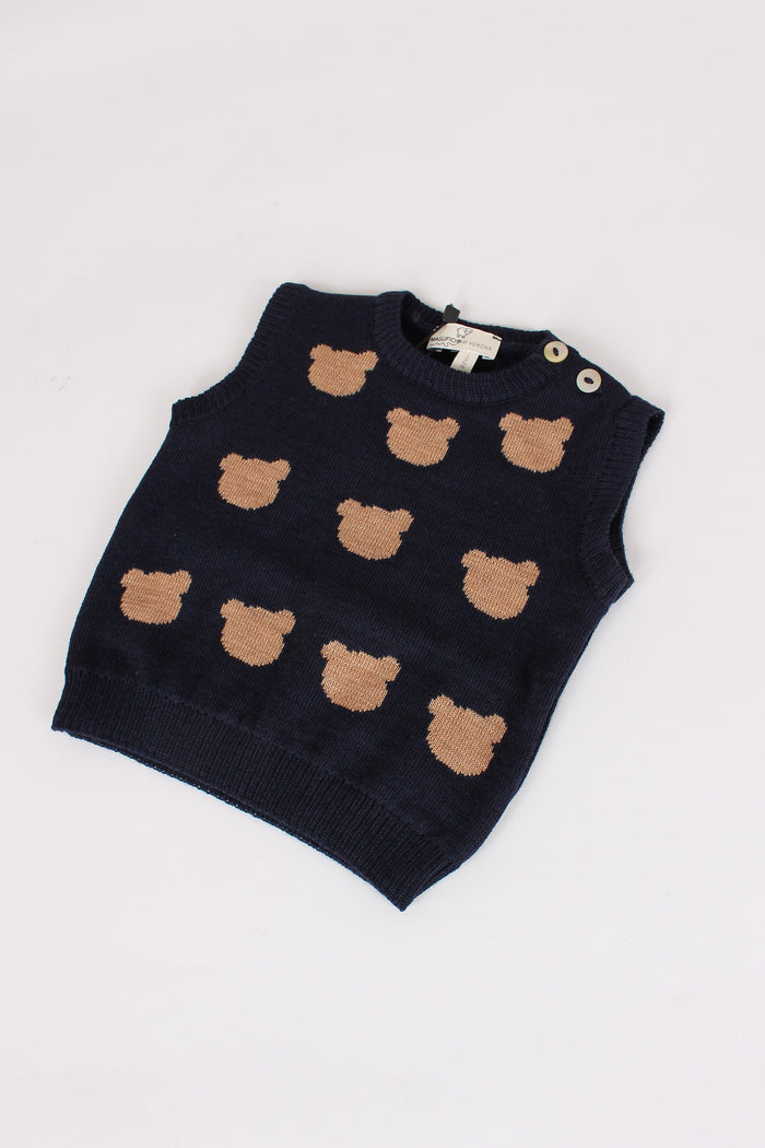 Gilet Orso Blu Notte-3