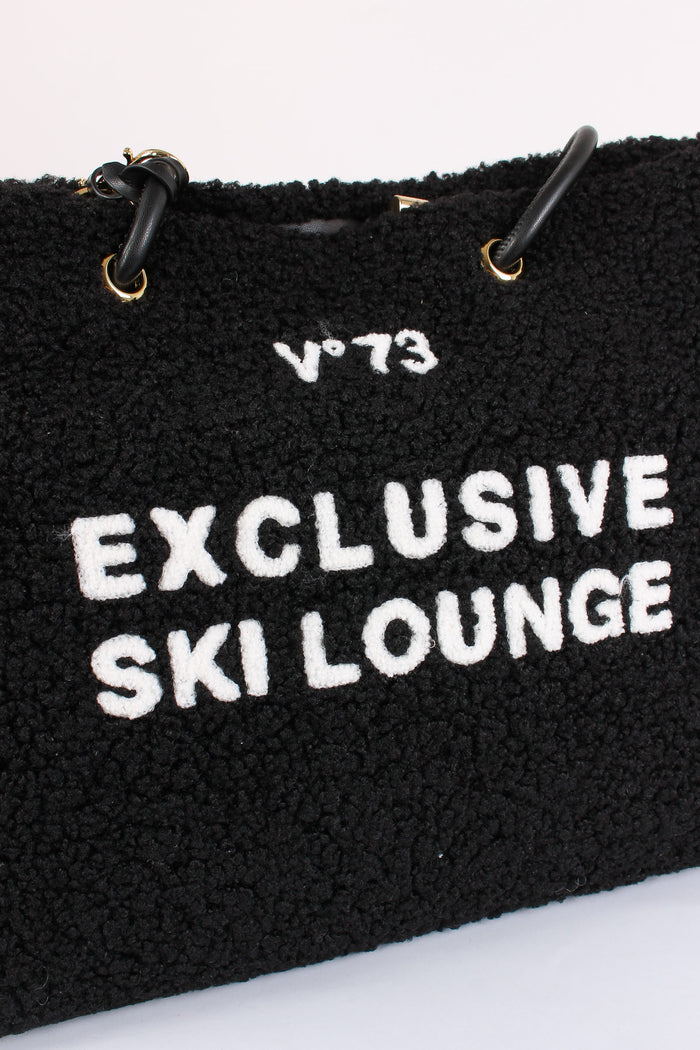 Ski Lounge Shopping Teddy Nero/bianco-4