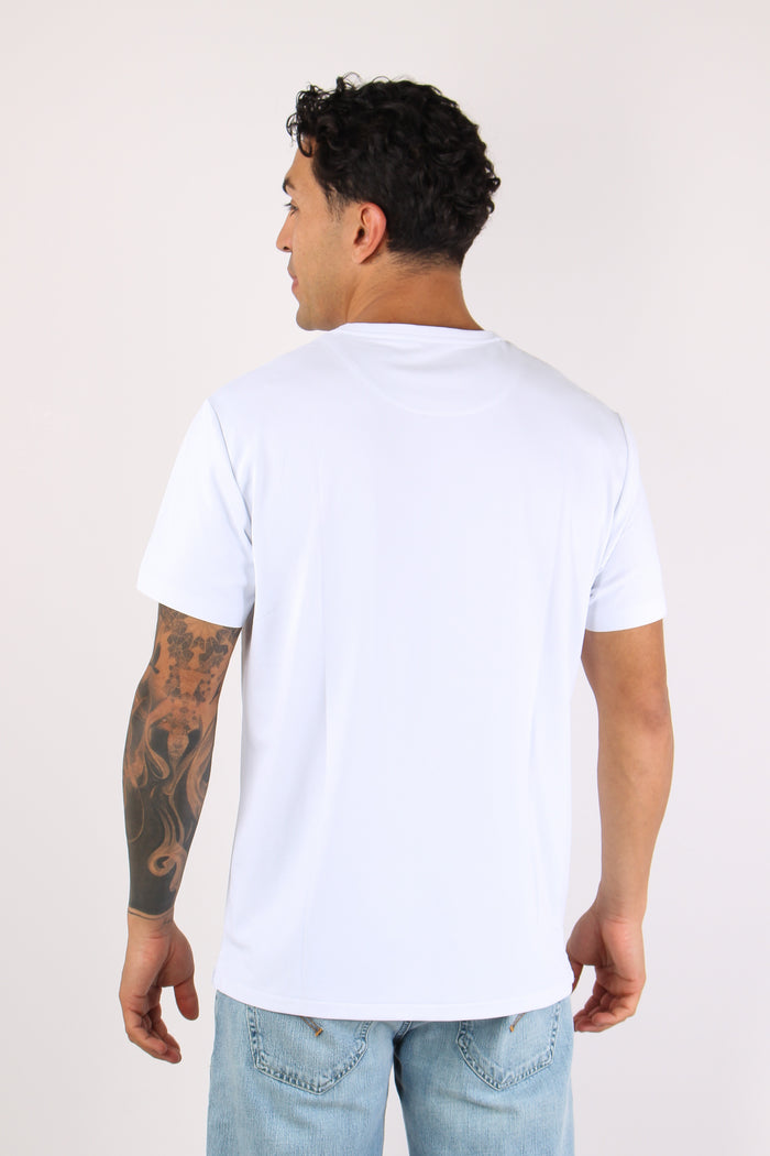 T-shirt Piquet Tecnica Bianco-4