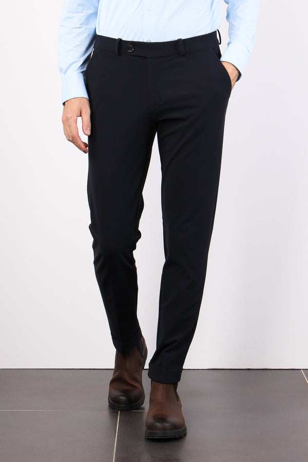 Pantalone Tecnico Risvolto Ing Blue/black-2