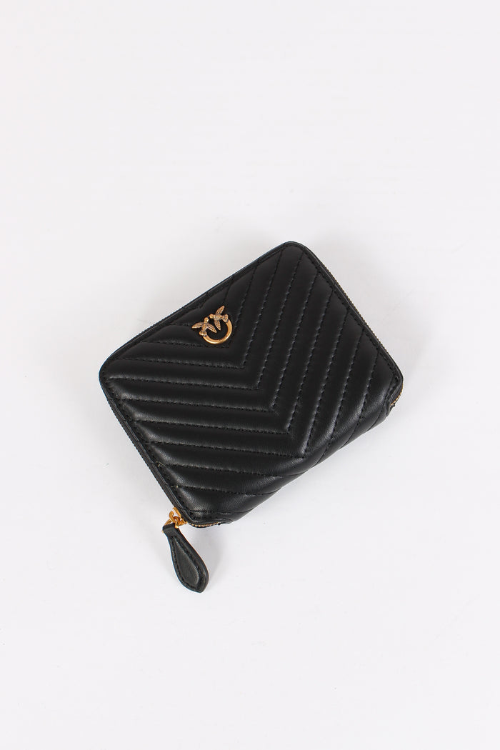 Taylor Portafoglio Zip Around Nero/gold-2