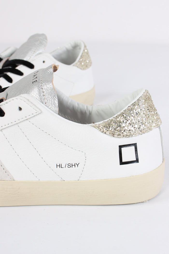 Sneaker Hill Low Shiny Glitter White/platinium-7