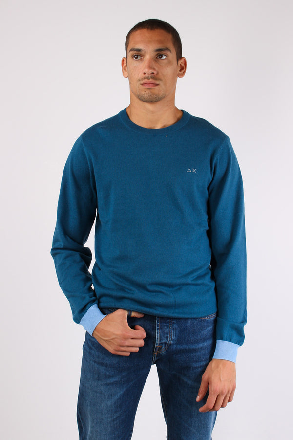 Maglia Misto Lana Toppa Contra Avio