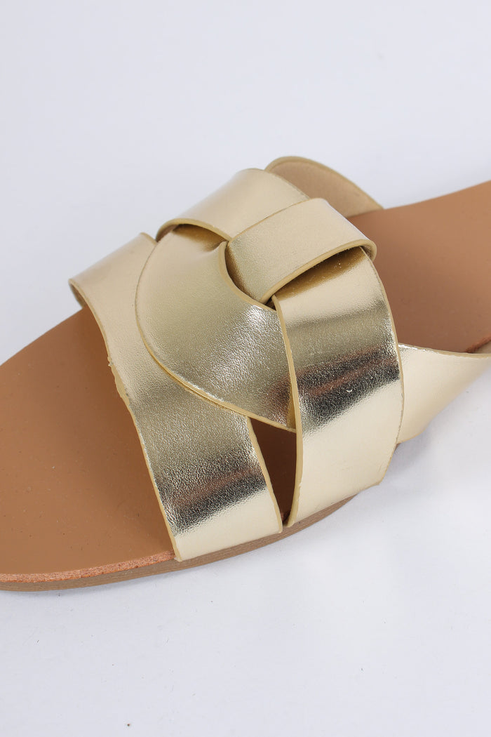 Ciabatta Intreccio Gold-7