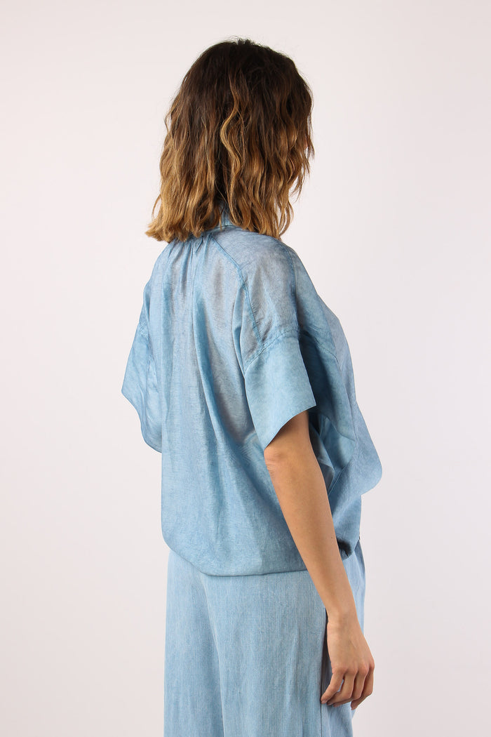 Camicia Over M/m Denim-6