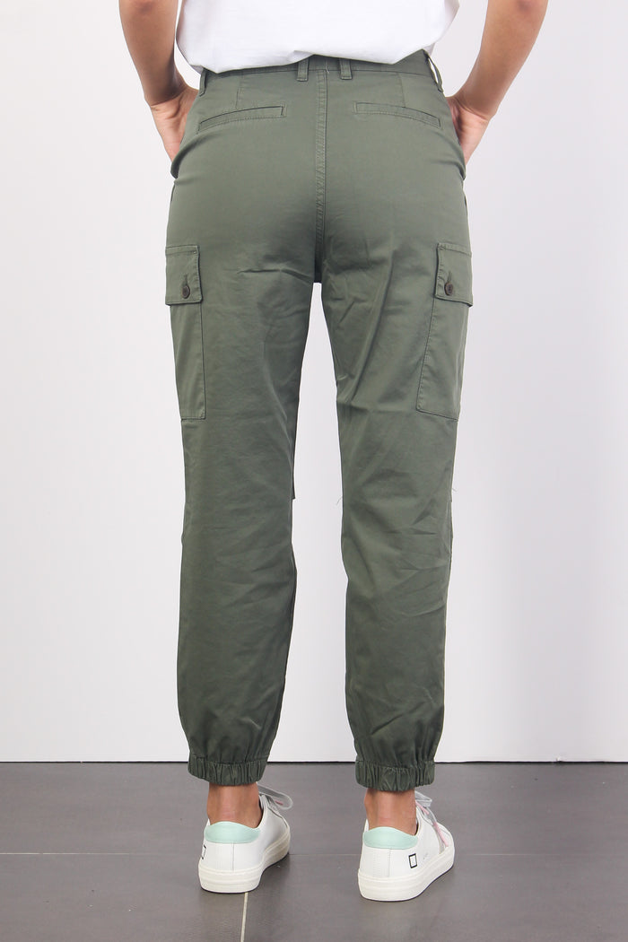 Pantalone Cargo Bull Verde Militare-3