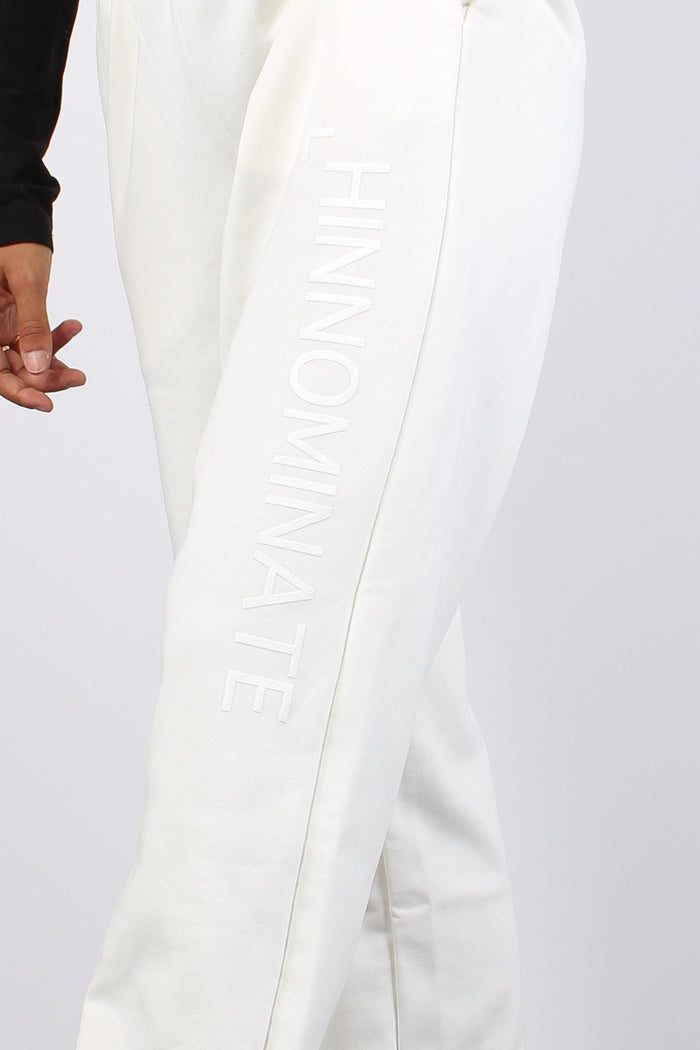 Pantalone Logo Gamba Off White-8