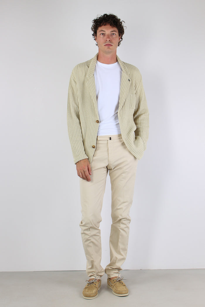 Cardigan Maglia Beige-5