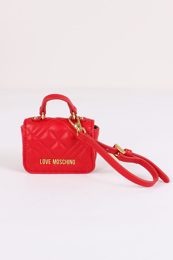 Portachiavi Mini Bag Matelasse Rosso-2