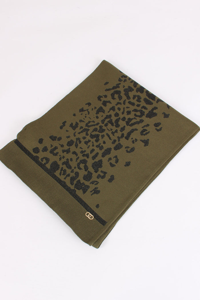 Sciarpa Inserto Macula Olive/nero-3