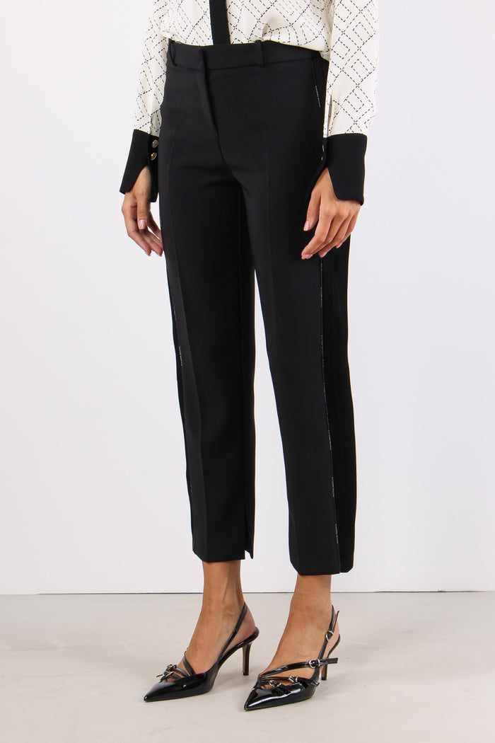 Pantalone Banda Smoking Nero-3