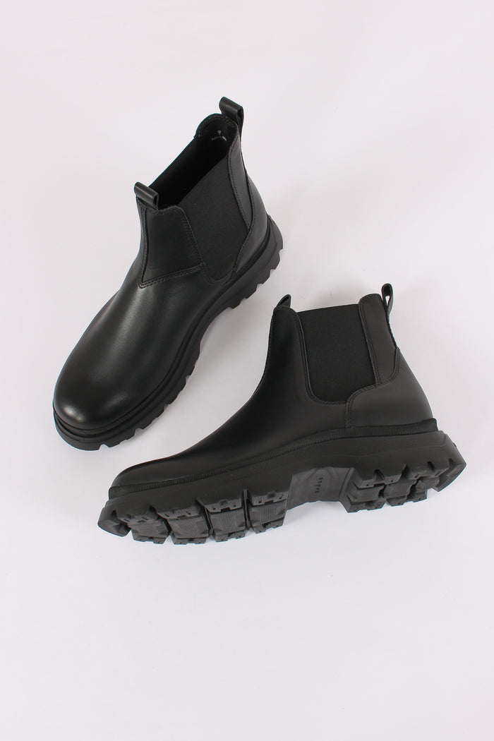 Anfibio H692 Chelsea Pelle Liscia Nero-2