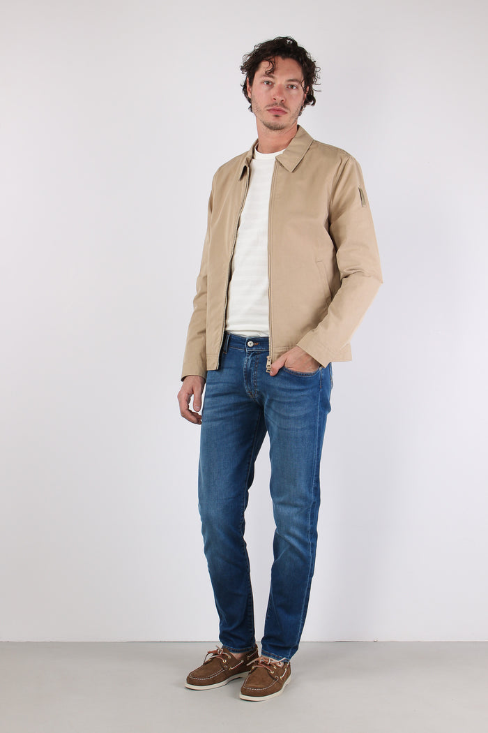 Giubbotto Cotone Zip Sand-6