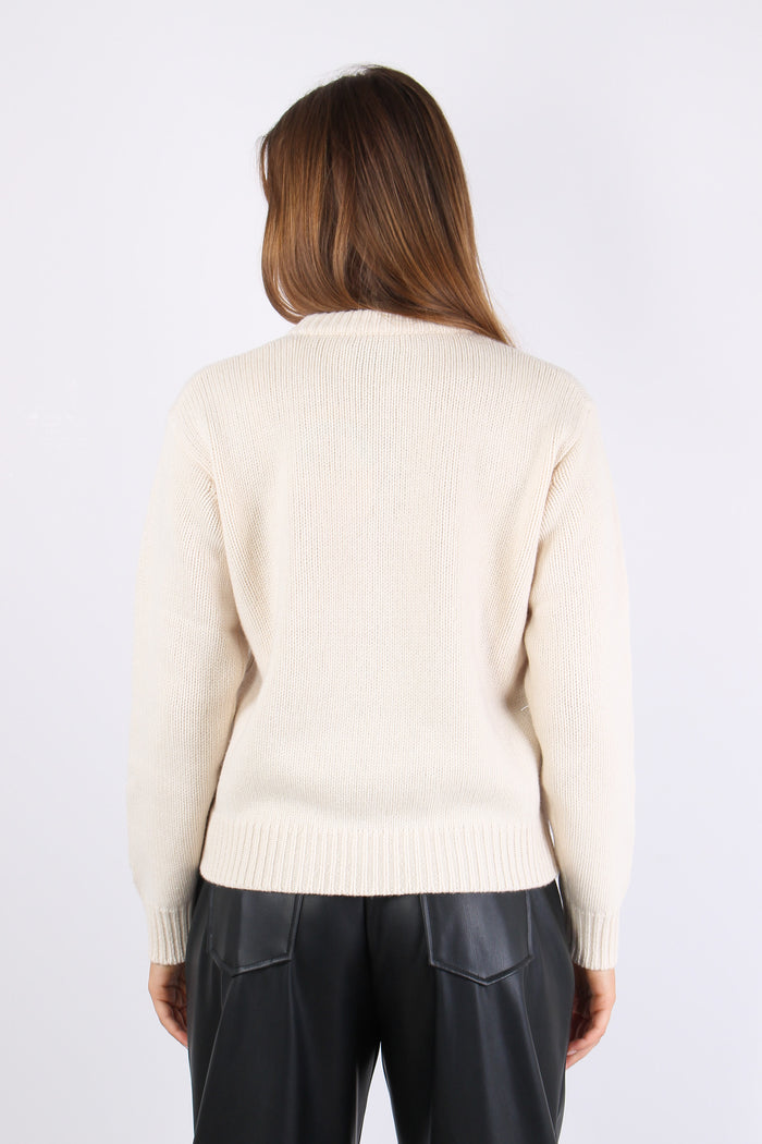 Girocollo Big Cortina Panna-5