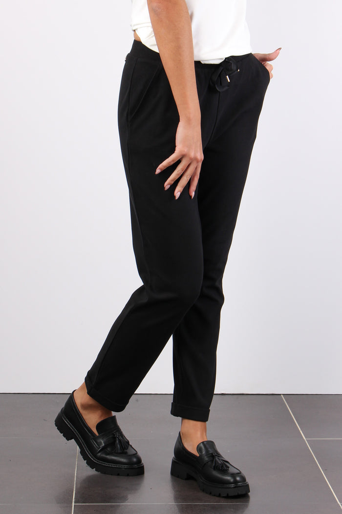 Pantalone Jogging Punto Milano Nero-4