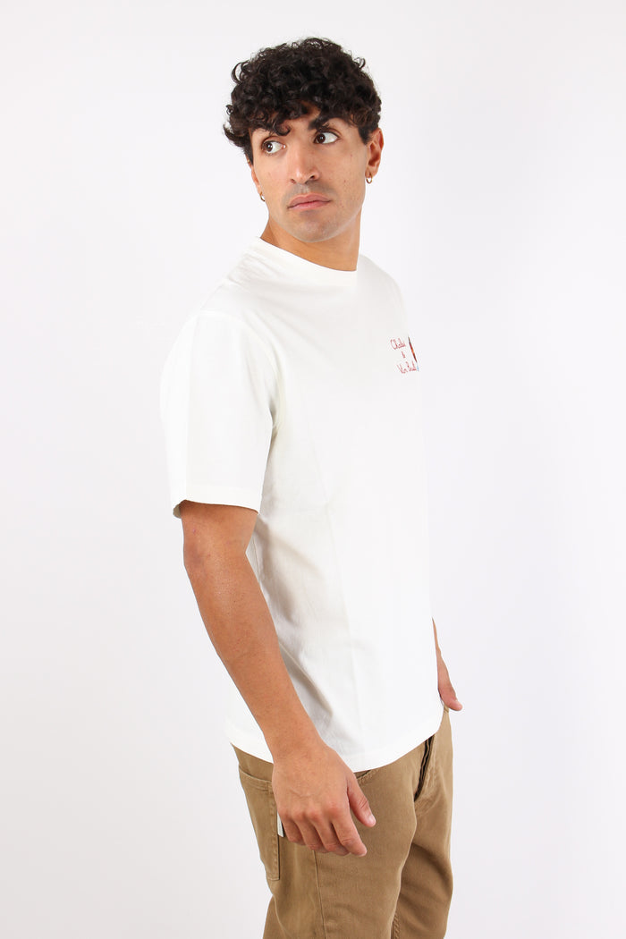 T-shirt Chalet E Vin Brule Bianco-6