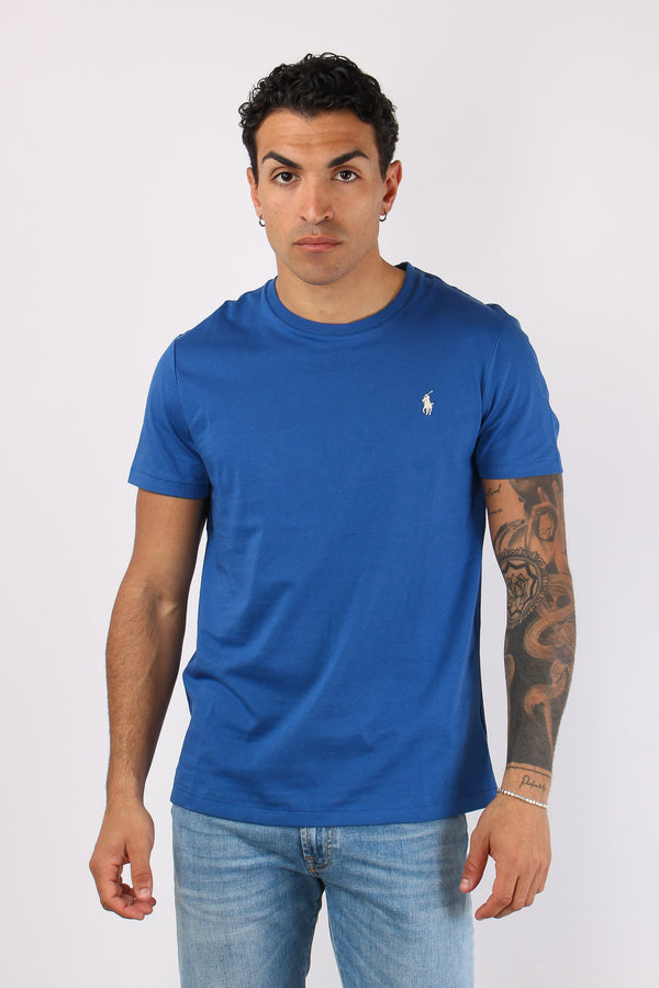 T-shirt Custom Slim Fit Dusty Azure