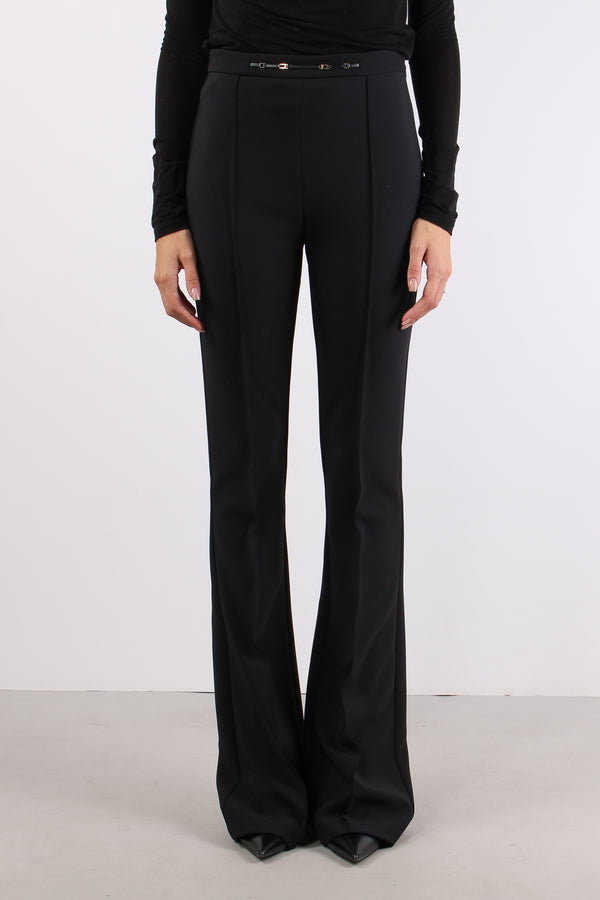 Pantalone Zampa Nero-2