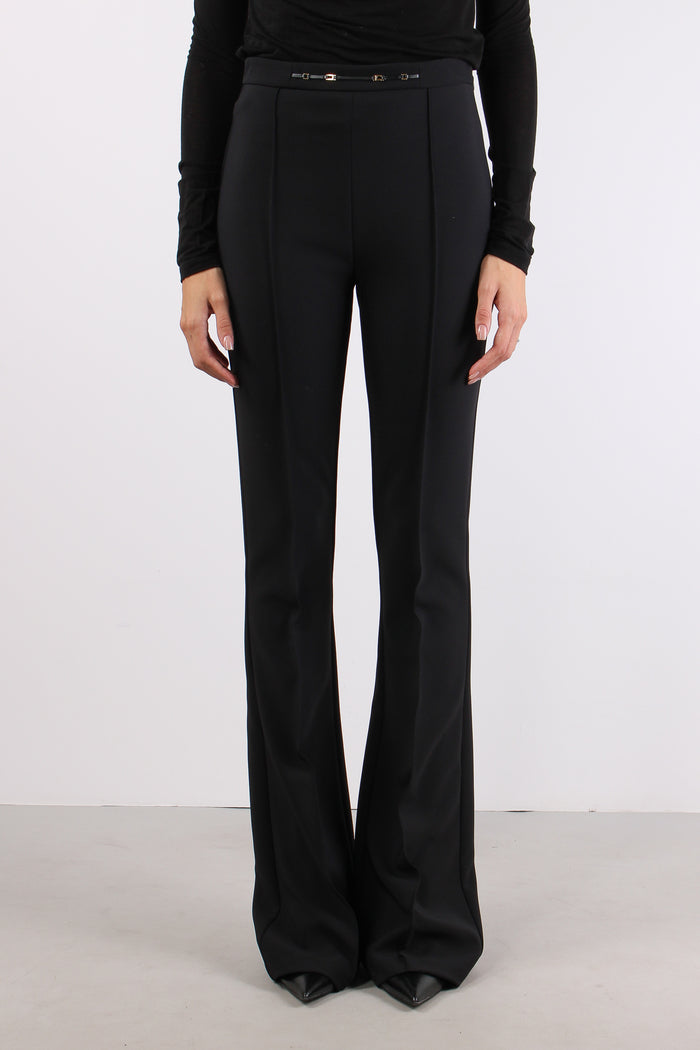 Pantalone Zampa Nero-2