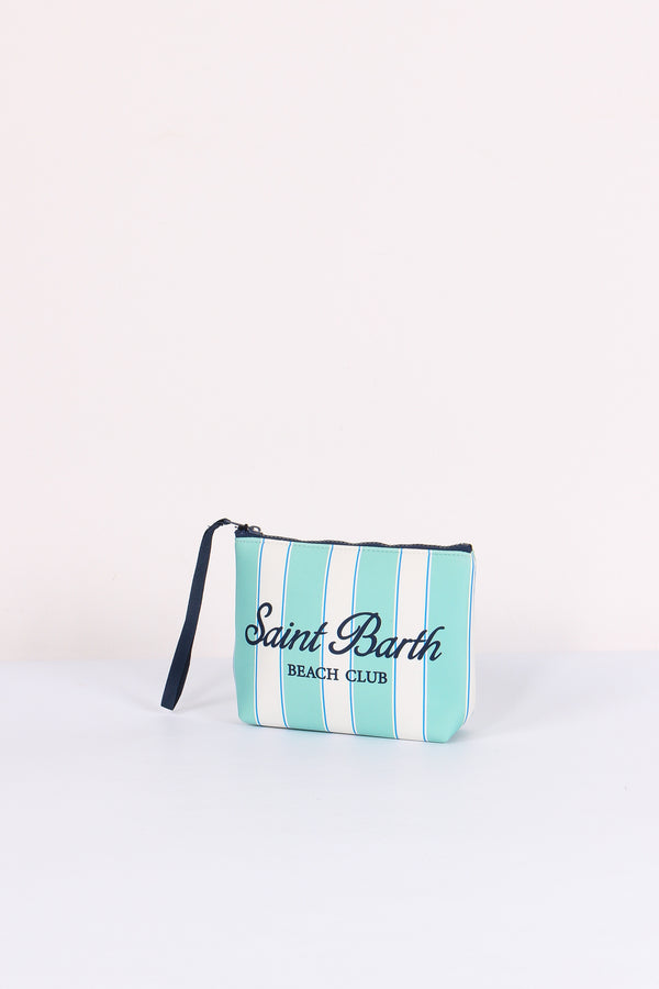 Aline Pochette Righe Verde-2