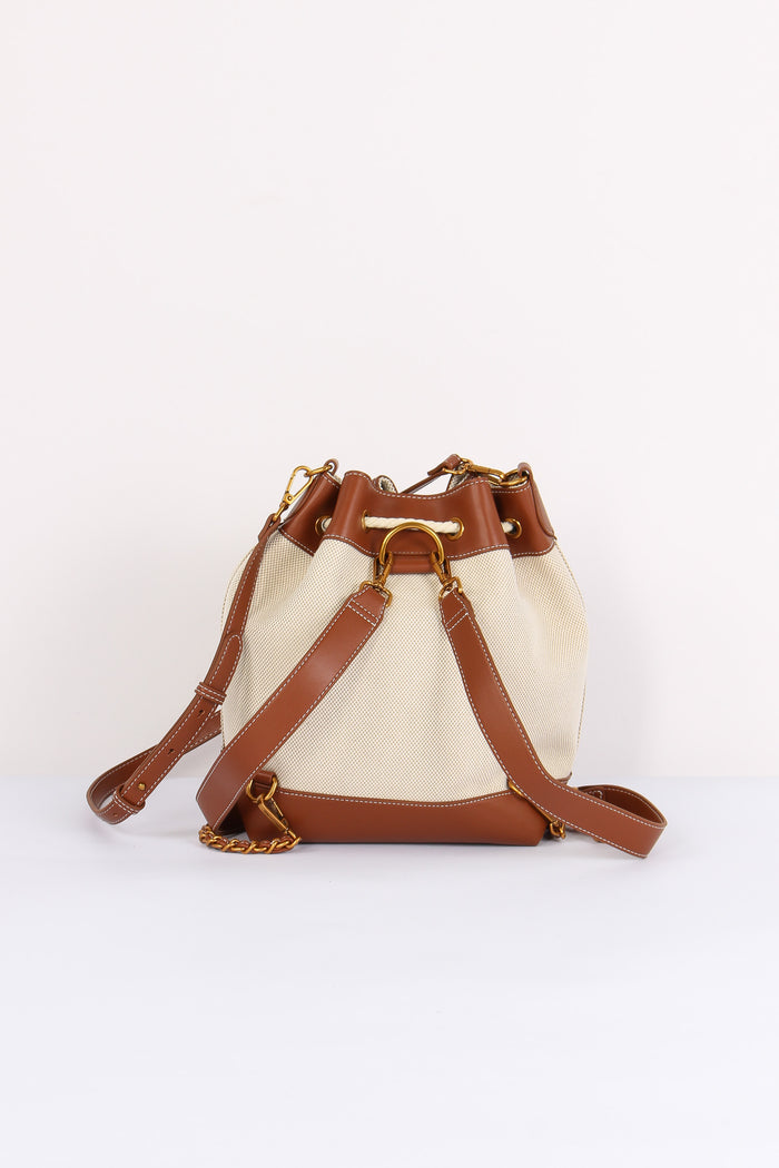 Sechiello Canvas Scritta Canvas Brown-3